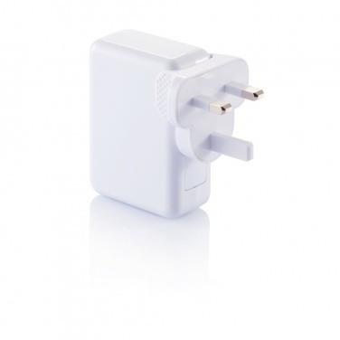 Logotrade promotional product image of: Travel plug with 4 USB ports