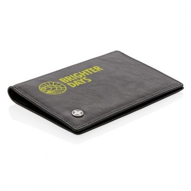 Logo trade promotional merchandise picture of: RFID anti-skimming passport holder