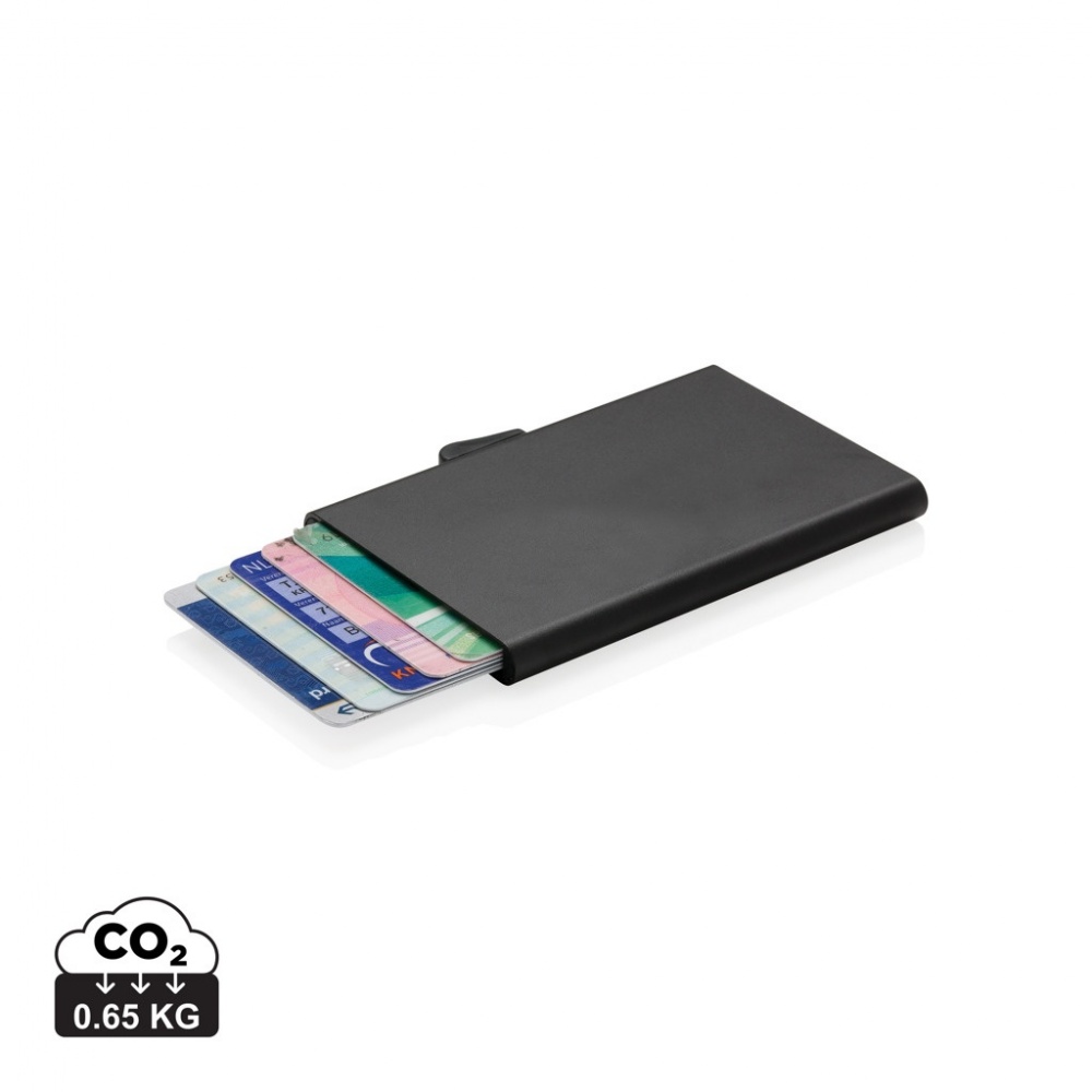 Logotrade promotional gift image of: C-Secure aluminium RFID card holder