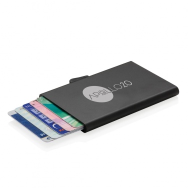 Logo trade promotional merchandise image of: C-Secure aluminium RFID card holder