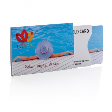 Logotrade promotional item picture of: Anti-skimming RFID shield card with active jamming chip