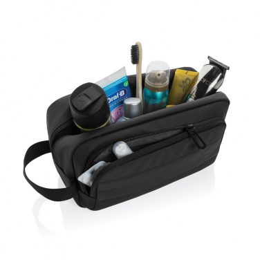 Logo trade corporate gift photo of: Armond AWARE™ RPET toiletry bag