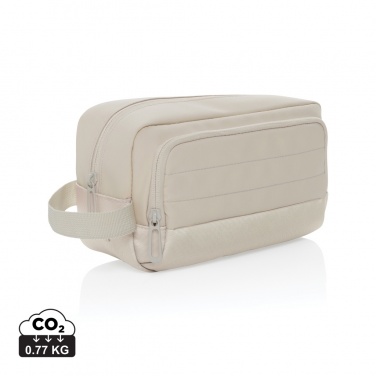 Logo trade promotional item photo of: Armond AWARE™ RPET toiletry bag