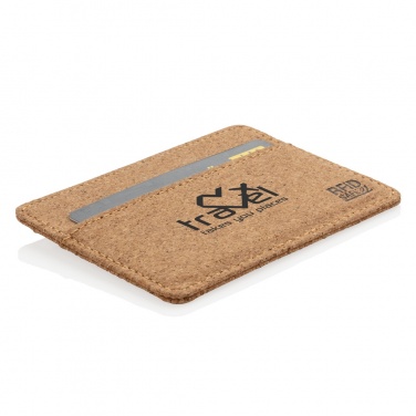 Logo trade promotional gifts picture of: Cork secure RFID slim wallet