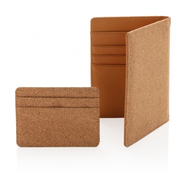 Logo trade promotional giveaway photo of: Cork secure RFID slim wallet