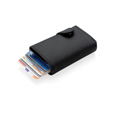 Logotrade business gift image of: Standard aluminium RFID cardholder with PU wallet