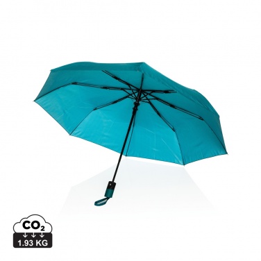 Logo trade promotional merchandise picture of: 21" Impact AWARE™ 190T mini auto open umbrella