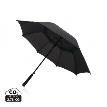 Logo trade promotional product photo of: Swiss peak AWARE™ Tornado 23” storm umbrella