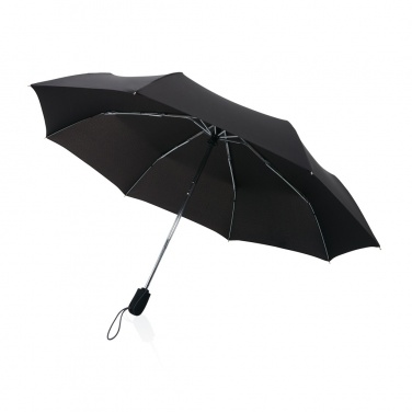 Logo trade advertising product photo of: Swiss Peak AWARE™ Traveller 21” automatic umbrella