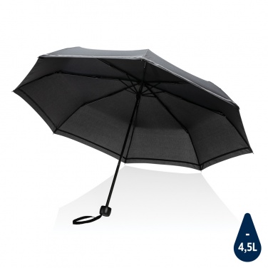 Logo trade promotional items picture of: 20.5"Impact AWARE™ RPET 190T pongee mini reflective umbrella