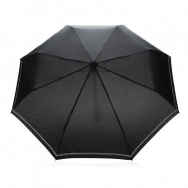 Logotrade advertising products photo of: 20.5"Impact AWARE™ RPET 190T pongee mini reflective umbrella