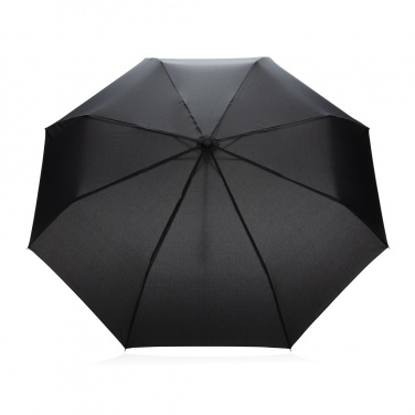 Logotrade advertising product image of: 20.5" Impact AWARE™ RPET 190T Pongee bamboo mini umbrella