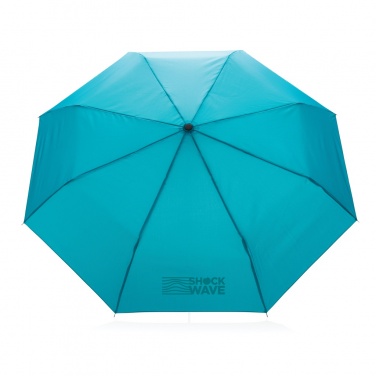 Logo trade corporate gifts image of: 20.5" Impact AWARE™ RPET 190T mini umbrella