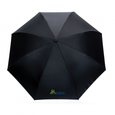 Logo trade corporate gifts image of: 23" Impact AWARE™ RPET 190T reversible umbrella