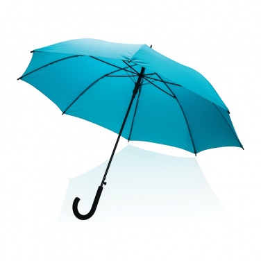 Logo trade promotional giveaways image of: 23" Impact AWARE™ RPET 190T standard auto open umbrella