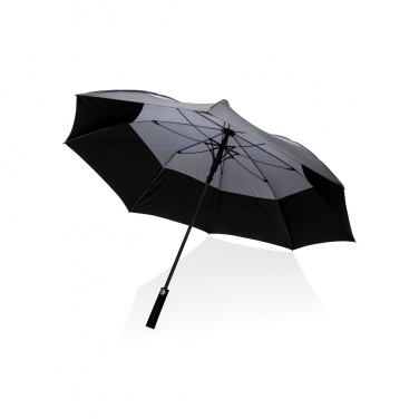 Logo trade promotional products image of: 27" Impact AWARE™ RPET 190T auto open stormproof umbrella