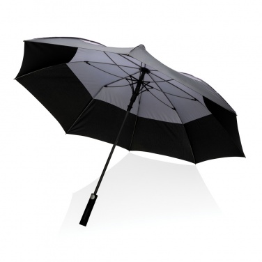 Logo trade advertising product photo of: 27" Impact AWARE™ RPET 190T auto open stormproof umbrella