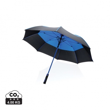 Logo trade promotional merchandise photo of: 27" Impact AWARE™ RPET 190T auto open stormproof umbrella