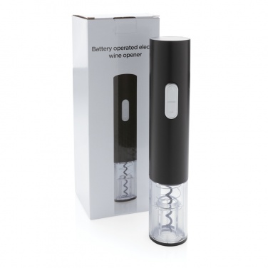 Logo trade business gift photo of: Electric wine opener - battery operated