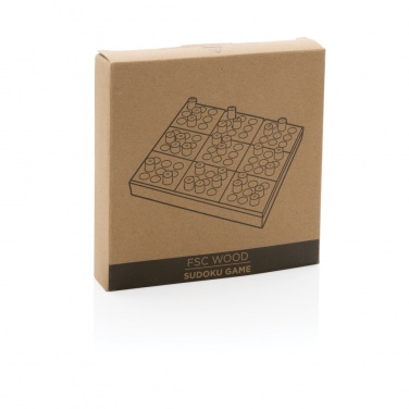 Logo trade promotional items picture of: Wooden Sudoku game