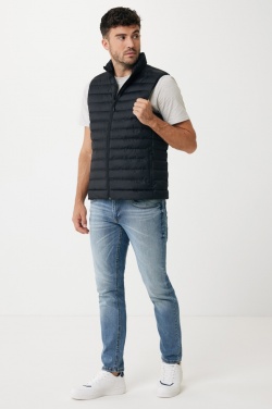 Logo trade promotional gift photo of: Iqoniq Meru men recycled polyester bodywarmer