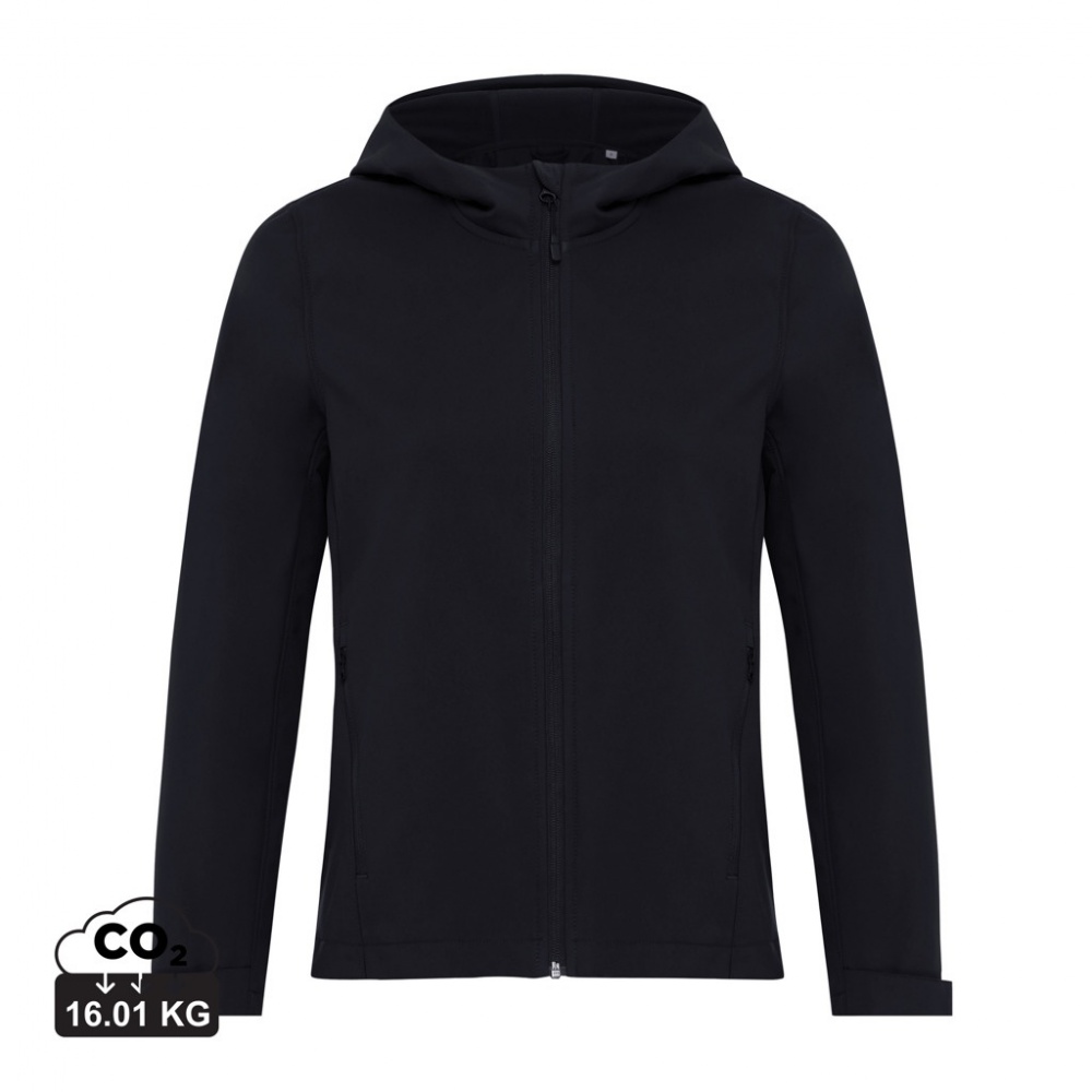 Logo trade promotional item photo of: Iqoniq Makalu women recycled polyester soft shell jacket