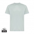 Iqoniq Tikal recycled polyester quick dry sport t-shirt, iceberg green