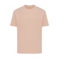 Iqoniq Teide recycled cotton t-shirt, peach nectar