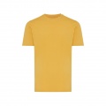 Iqoniq Brett recycled cotton t-shirt, ochre yellow