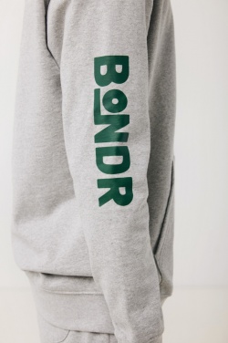 Logo trade promotional giveaway photo of: Iqoniq Torres recycled cotton hoodie undyed