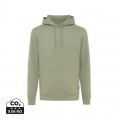 Iqoniq Torres recycled cotton hoodie undyed, heather green