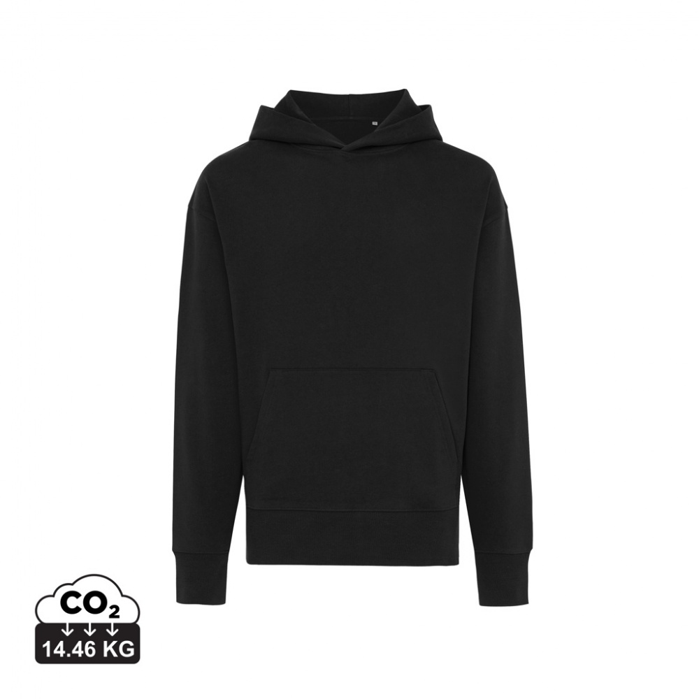 Logo trade business gift photo of: Iqoniq Yoho recycled cotton relaxed hoodie