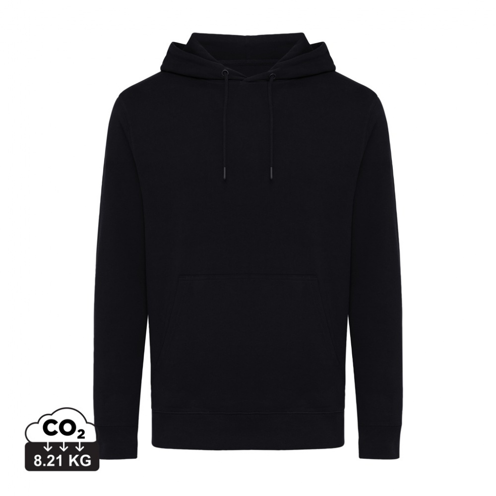 Logo trade promotional items picture of: Iqoniq Rila lightweight recycled cotton hoodie