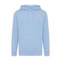 Iqoniq Rila lightweight recycled cotton hoodie, sky blue