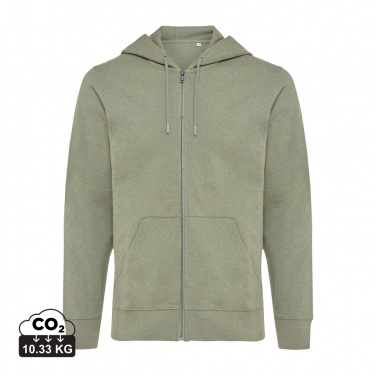 Logotrade advertising products photo of: Iqoniq Abisko recycled cotton zip through hoodie