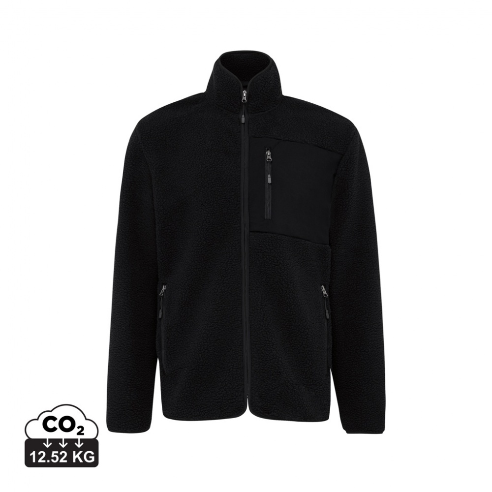 Logotrade corporate gift image of: Iqoniq Diran recycled polyester pile fleece jacket