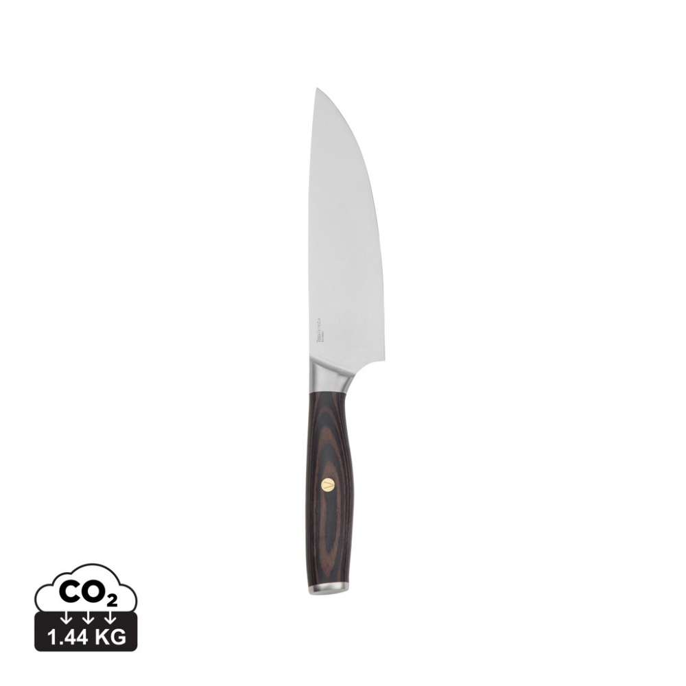 Logotrade promotional gift image of: VINGA Tara RCS recycled steel chef's knife