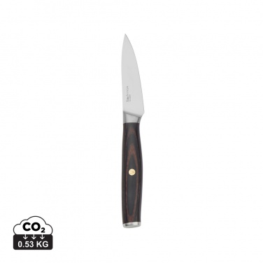 Logo trade corporate gift photo of: VINGA Tara RCS recycled steel paring knife