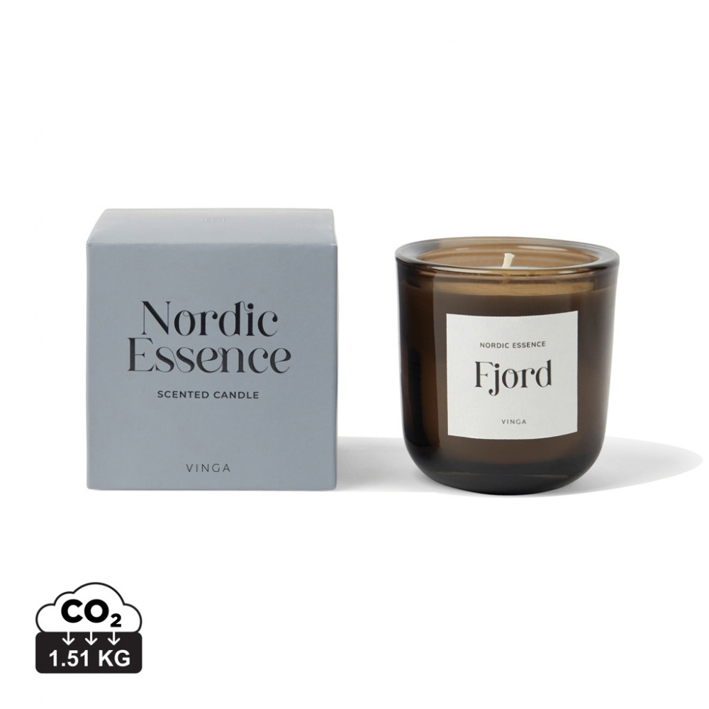 Logotrade promotional merchandise image of: Nordic essence scented soy wax candle small