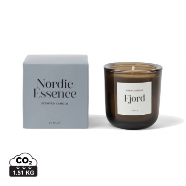 Logo trade corporate gifts picture of: Nordic essence scented soy wax candle small