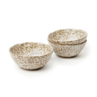 Logo trade corporate gifts picture of: VINGA Nuvem stoneware mini bowl, 3 pcs set