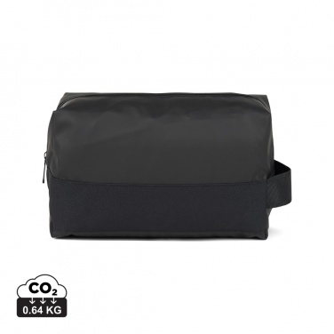 Logo trade promotional products image of: VINGA Livorno GRS recycled polyester toiletry bag