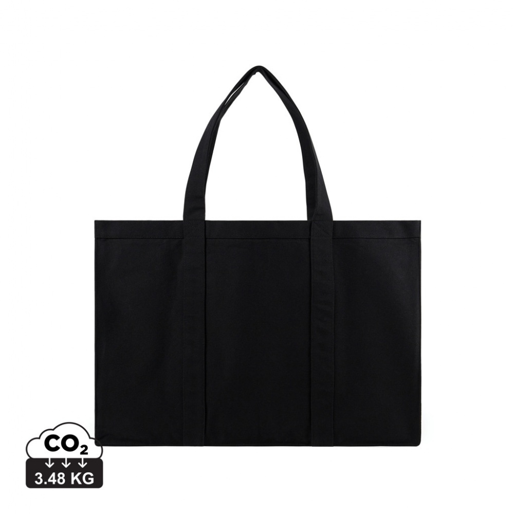 Logo trade promotional gifts picture of: VINGA Hilo AWARE™ recycled canvas maxi tote bag