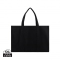 VINGA Hilo AWARE™ recycled canvas maxi tote bag, black