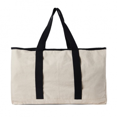 Logo trade promotional gift photo of: VINGA Volonne AWARE™ recycled canvas beach bag