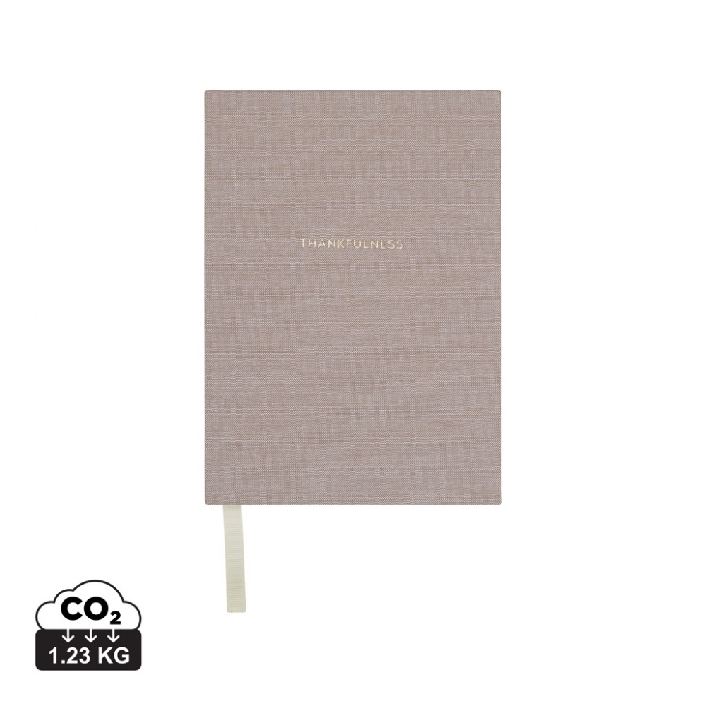 Logo trade business gift photo of: VINGA Thankfulness GRS recycled paper journal