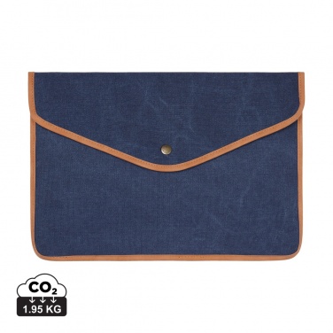 Logotrade promotional merchandise image of: VINGA Bosler GRS recycled canvas 16" laptop sleeve