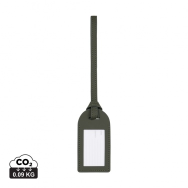 Logo trade advertising products image of: VINGA Baltimore RCS recycled polyester luggage tag