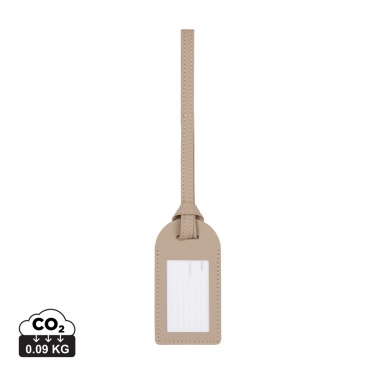 Logo trade promotional gifts image of: VINGA Baltimore RCS recycled polyester luggage tag