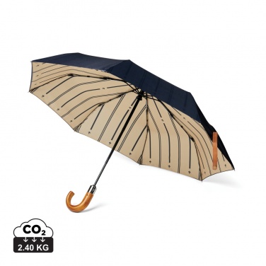 Logo trade promotional products picture of: VINGA Bosler AWARE™ recycled pet 21" foldable umbrella